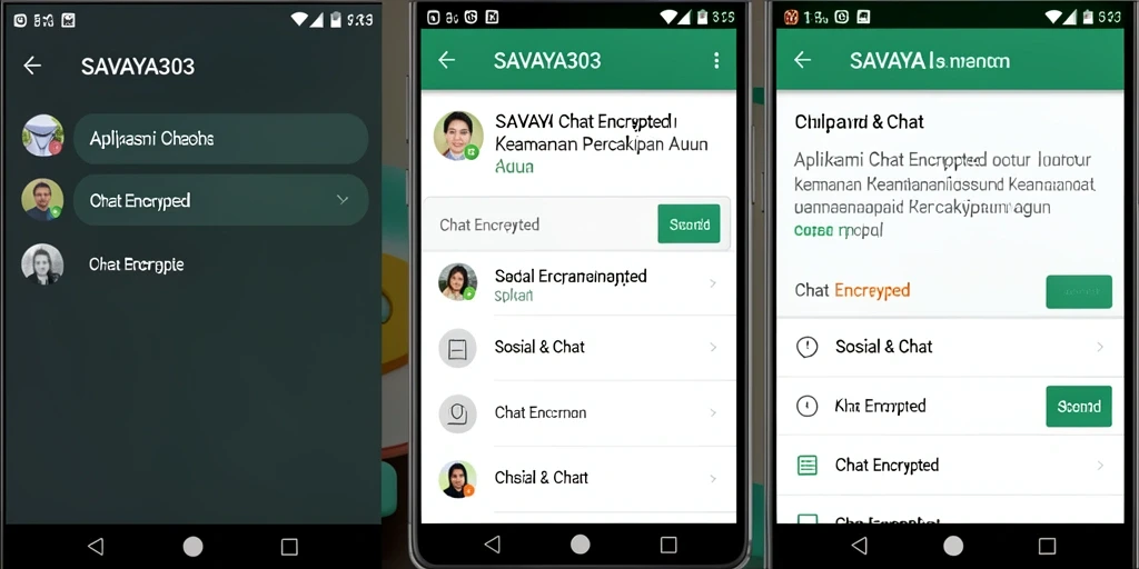 Antarmuka pengguna SAVAYA303 yang intuitif dan aman untuk chat.