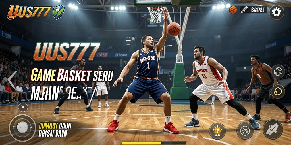 Antarmuka permainan UUS777 yang menarik dengan opsi basket yang lengkap.