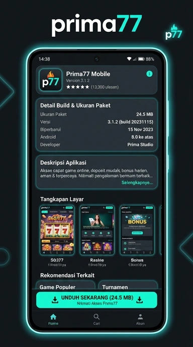 Panduan Unduh dan Instal APK prima77 untuk Android